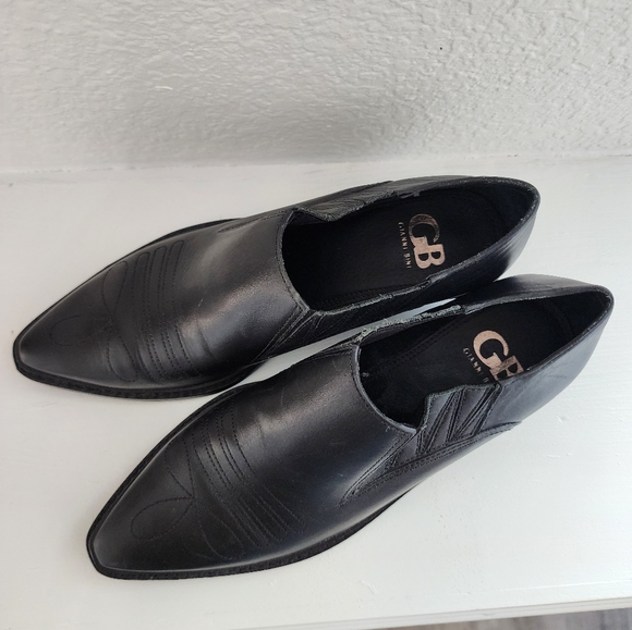 Gianni Bini "Let's Dance" black ankle western bootie shoe - Picture 3 of 6